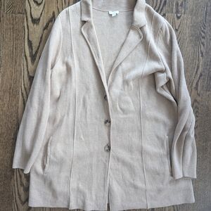 J. Jill Tan Knit Sweater